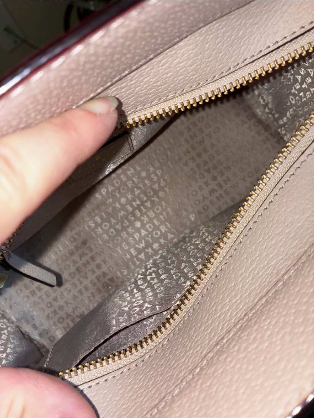 KATE SPADE EUC ‘STACI’ CROSSBODY SATCHEL IN A SOFT PASTEL PINK HUE - Picture 5 of 8